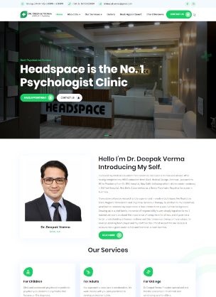 Dr. Deepak Verma — website by Adiora / Apkiwebsite